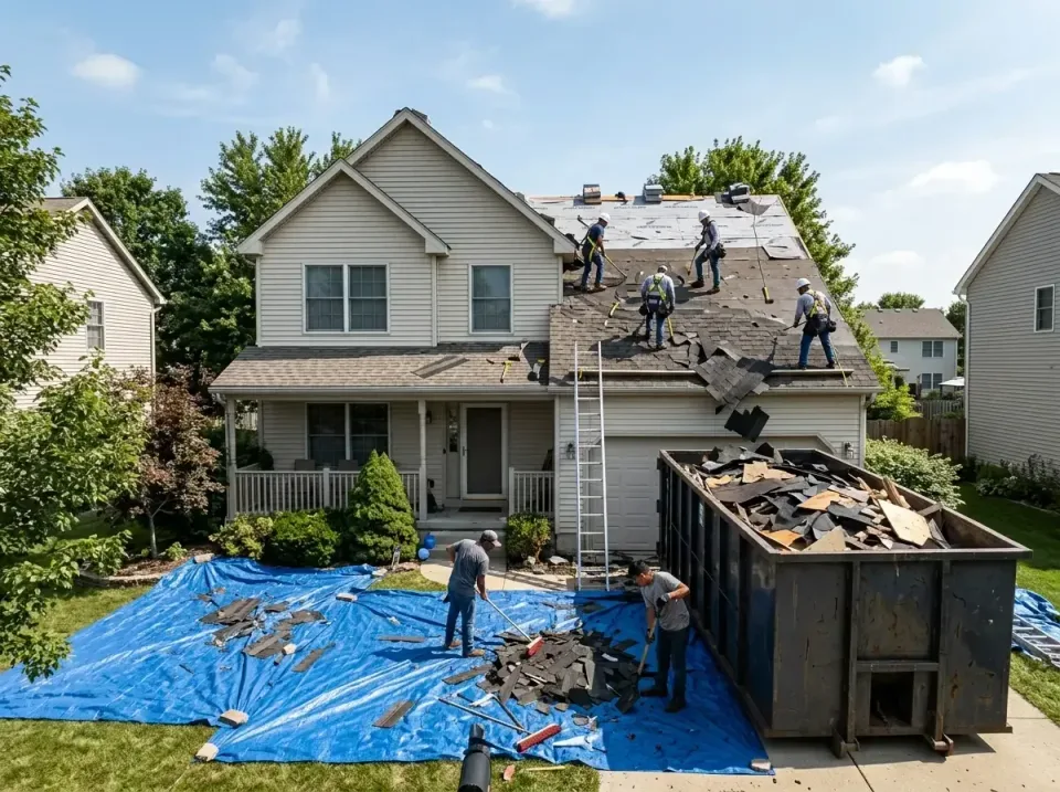 roof-replacement-debris-remova-004 — frequently asked questions, Cheapest Dumpster Rentals in Rockport, IN